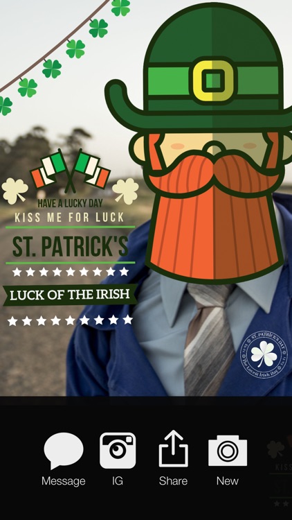 LuckLuckLuck - St Patricks Irish Pride Everyday FREE Photo Stickers