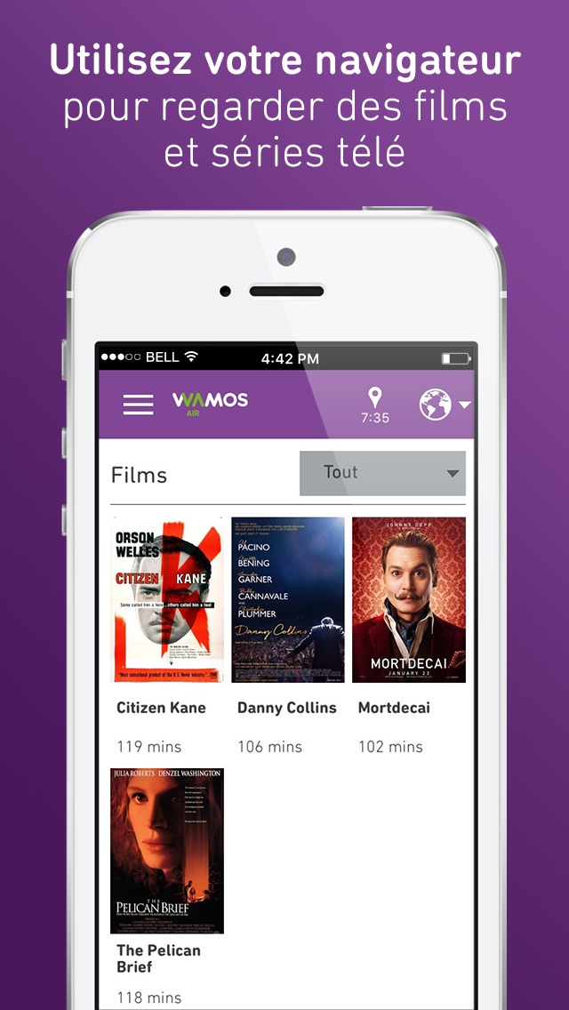 Screenshot #2 pour WAMOS Air Entertainment