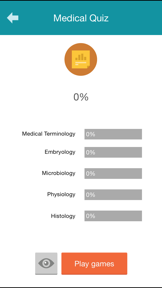 Medical Quiz Game screenshot