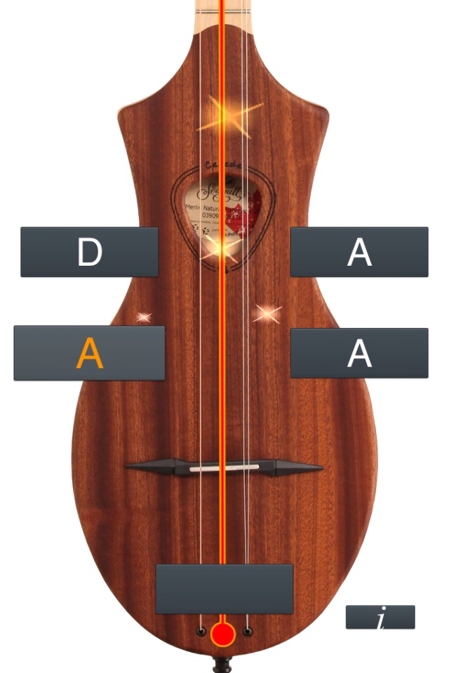 Dulcimer Tuner Simple Ionian screenshot 2