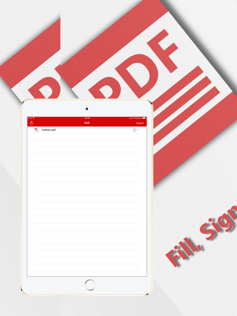 PDF Fill and Sign any Document ipad screenshot 1