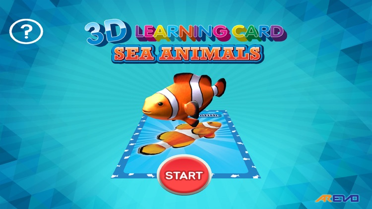 3D LEARNING CARD SEA ANIMALS