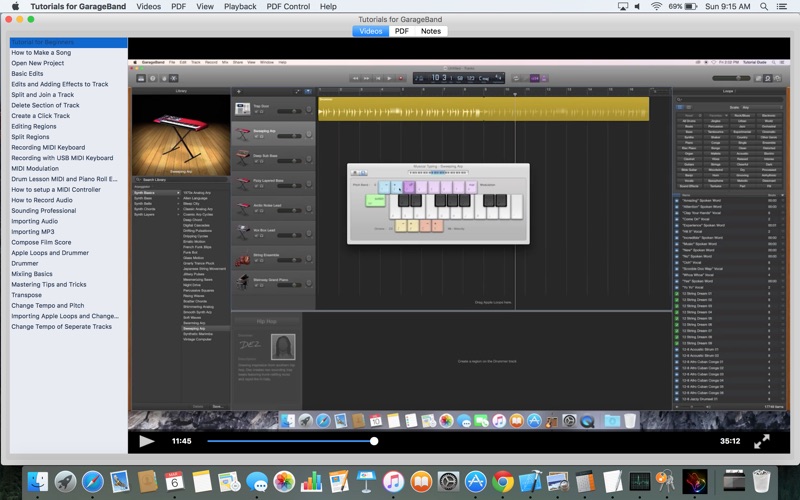MusicTuts - for GarageBand Screenshot