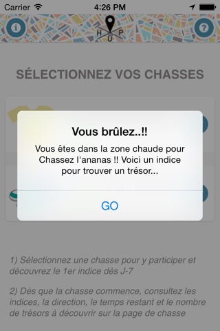 HUp! - Hunt Up! - Chasse au trésor digitale mode screenshot 4