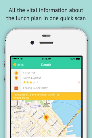 8Yet? - Find lunch buddies instantly. Grow your network. screenshot 3