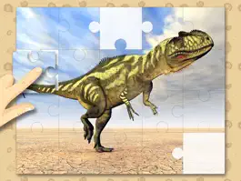 Game screenshot Dinosaurs Prehistoric Animals Jigsaw Puzzles : free logic game for toddlers, preschool kids, little boys and girls apk