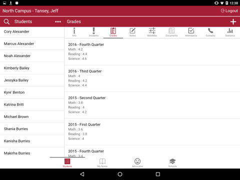 North Campus - Student Admin screenshot 2
