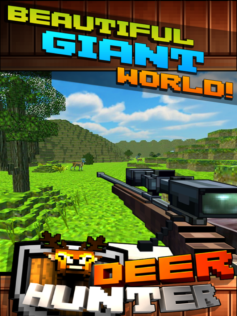 Wild Deer Hunt-ing Survival Pixel World 2016 - Mini Hunter