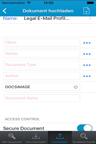 IW-Mobile for eDOCS screenshot 4