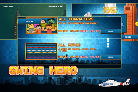 Swing Hero - Superhero Rope n Fly Adventure Game screenshot 3