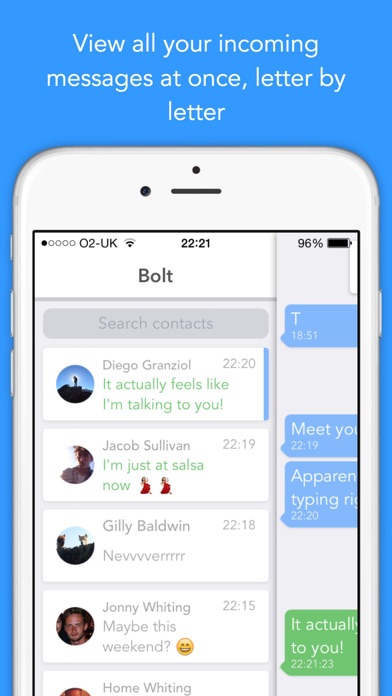Screenshot #2 pour Bolt - Real time live messaging
