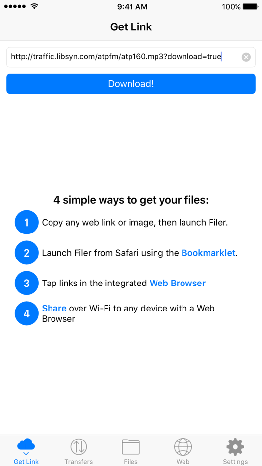 #1. Filer (iOS) Podle: Dan Leehr L.L.C.