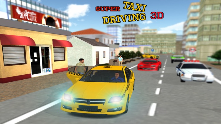 Super Taxi Driving 3D screenshot-4