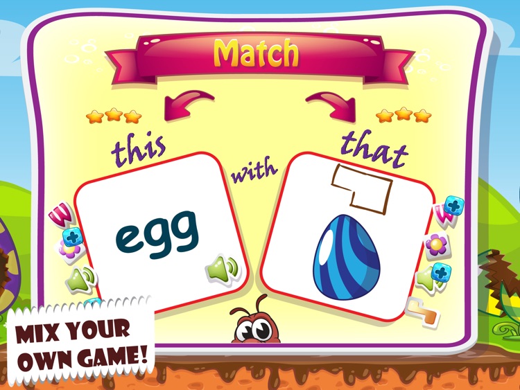 Easter Word Match and Coloring screenshot-3