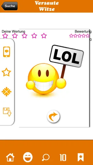 Screenshot von Versaute Witze - Lachen über Sex, Erotik Und Die Liebe auf dem iPhone 4