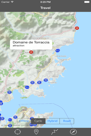 CORSICA (CORSE) – GPS Travel Map Offline Navigator screenshot 2