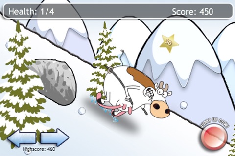 Kenny the cow - snow run screenshot 3