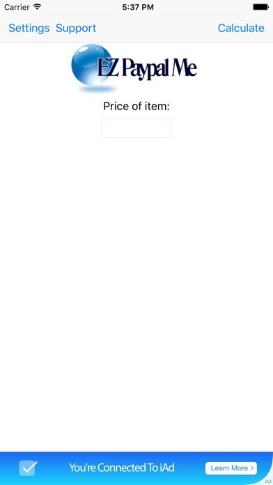 EZ Pay Me - Paypal Me Edition app screenshot