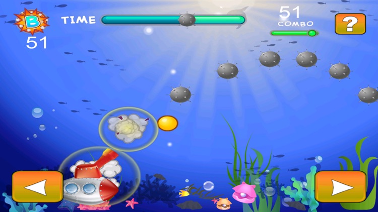 Crusher Submarine: Underwater Mine Sweeper - Torpedo Hero