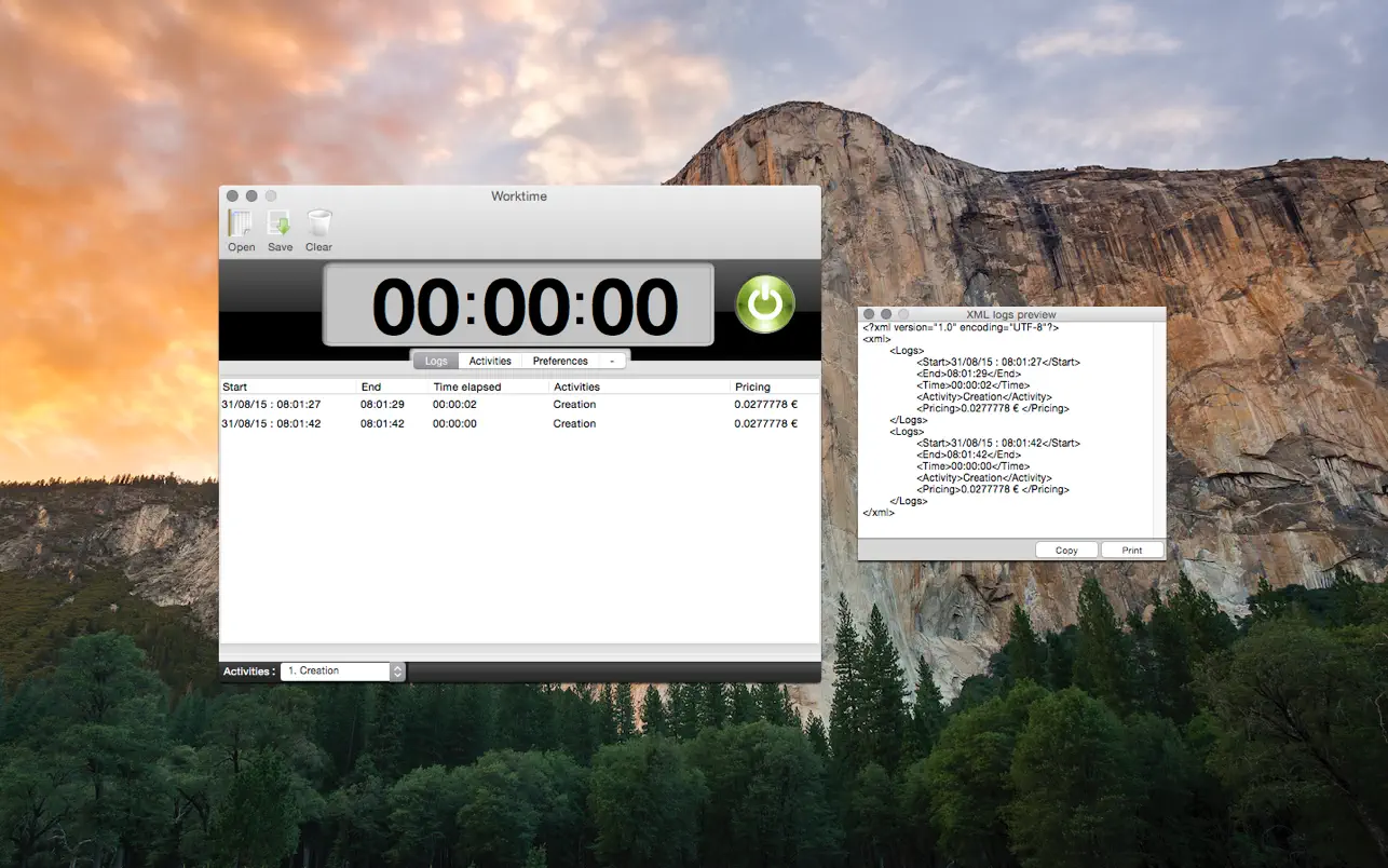 #1. Worktime (macOS) Με: Rbcafe