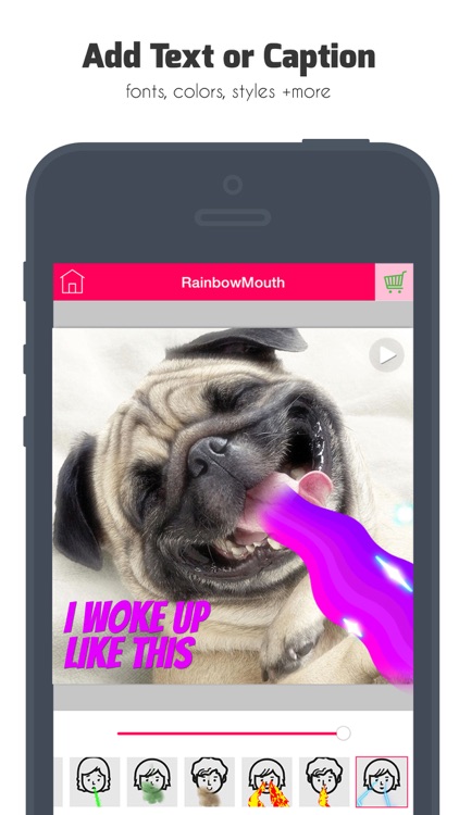 Rainbow Mouth - GIF Stickers for your photos screenshot-4