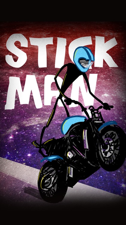 Stickman Motorcycle Space Racing Game Free - Classic Street Top Moto Drag Action