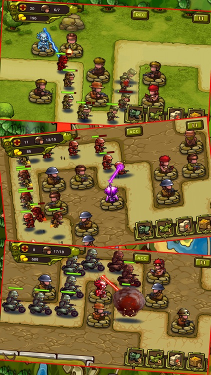 Pacific Defense-Warfighter Commander:World War II Homeworld Defend Battle Red Alert Tower Defense