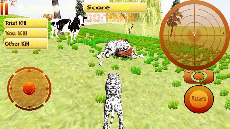 #4. Angry Tiger Multi Player : Simulator (iOS) Podle: MUHAMMAD PARWANA