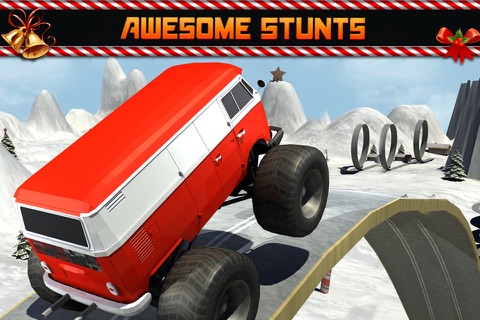 Christmas 3D stunt extreme Car Parking Mania games screenshot 2