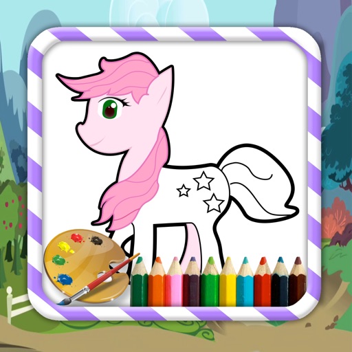 Game Kids Paint my little pony Version