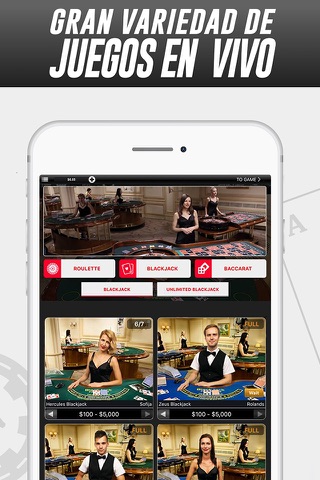 Caliente Live Casino screenshot 3