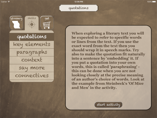 Screenshot #6 pour English Literature Success