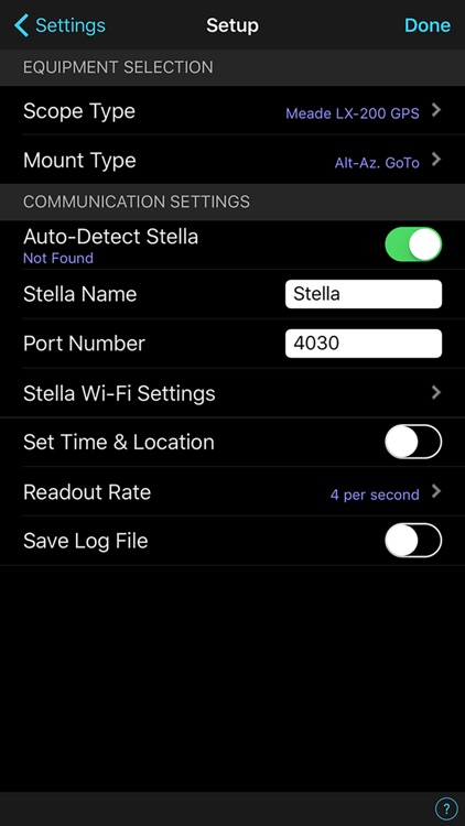 StellaAccess: Planetarium and Telescope Controller by Meade Instruments