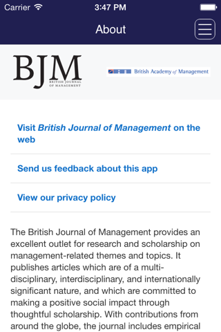 British Journal of Management screenshot 3