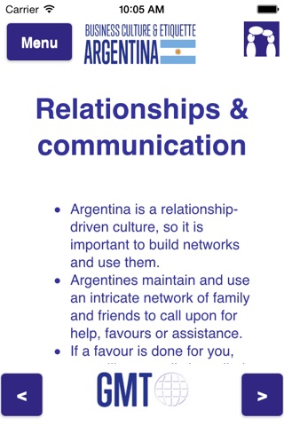 Business culture & etiquette Argentina screenshot 3