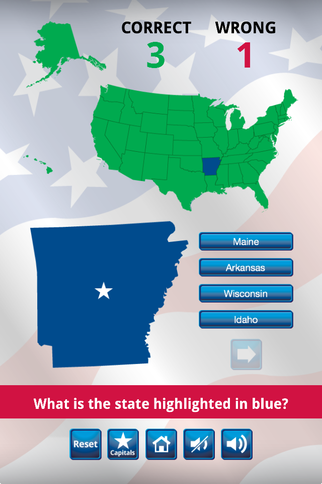 US States and Capitals Quiz  Learning Center