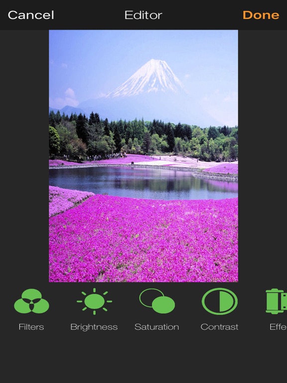 Photo Editor - Use Amazing Color Effects iPad screenshot 5 - Photo & Video app