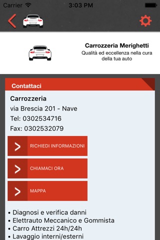 Carrozzeria Merighetti screenshot 3