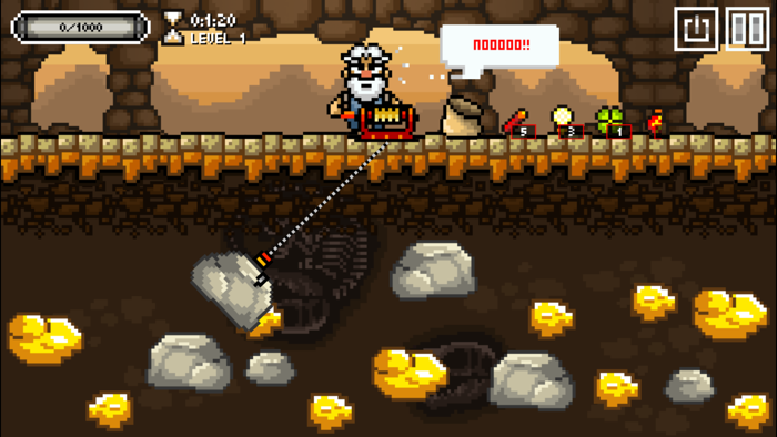 Gold Miner 8bit - Gold miner Deluxe Free