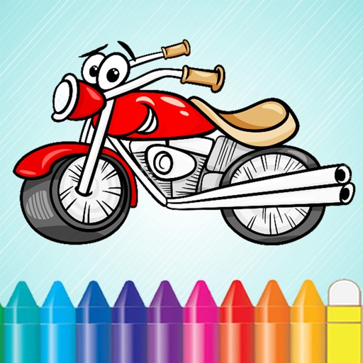 Vehicles & Car Coloring Book - Drawing for kids free games