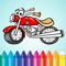 Vehicles coloring book for kid drawing Car Plane Train Boat Motorcycle Rocket Pickup Trucks Helicopter and Tractor