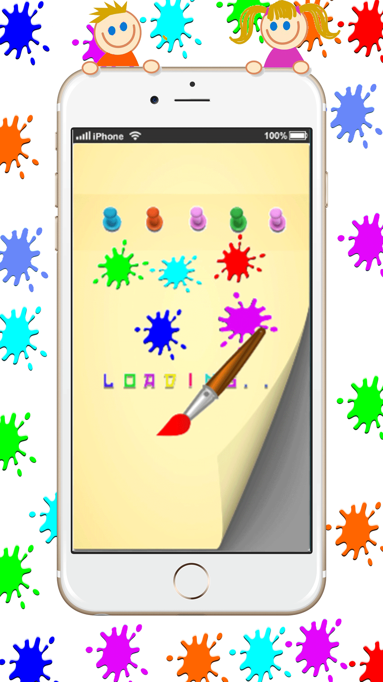 Kitty and Cat Coloring Book Game : Basic Start screenshot 5