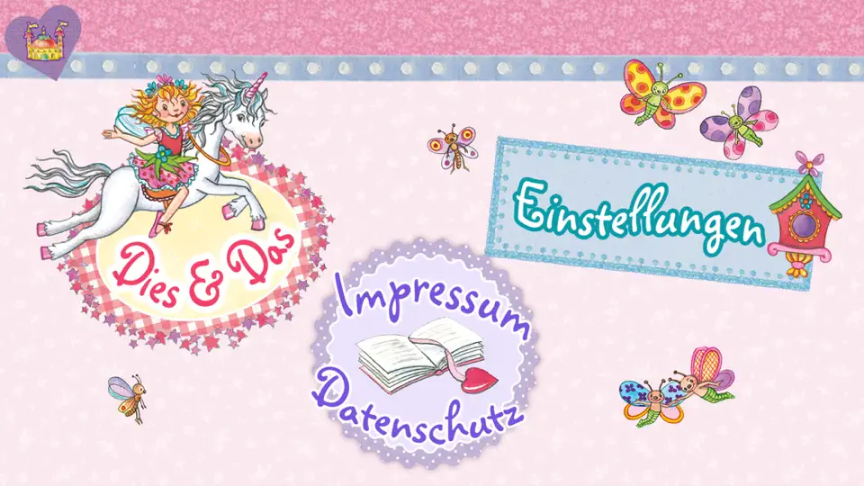 Screenshot von Prinzessin Lillifee Und Das Einhorn – Bildergeschichte, Malspaß, Stickerzauber auf dem iPhone 5