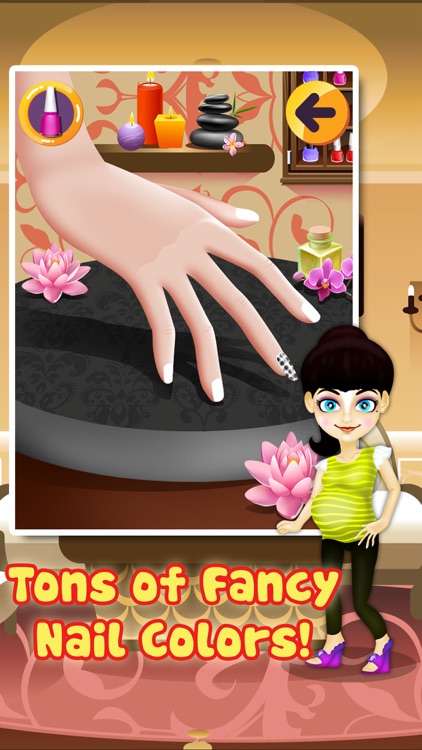 Pregnant Mommy's Salon Spa Fun - hair beauty makeover & new baby nail games (girl & boy) 2!