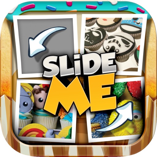 Slide Me Puzzle : Cupcake Movies Picture Characters Quiz  Games For Free