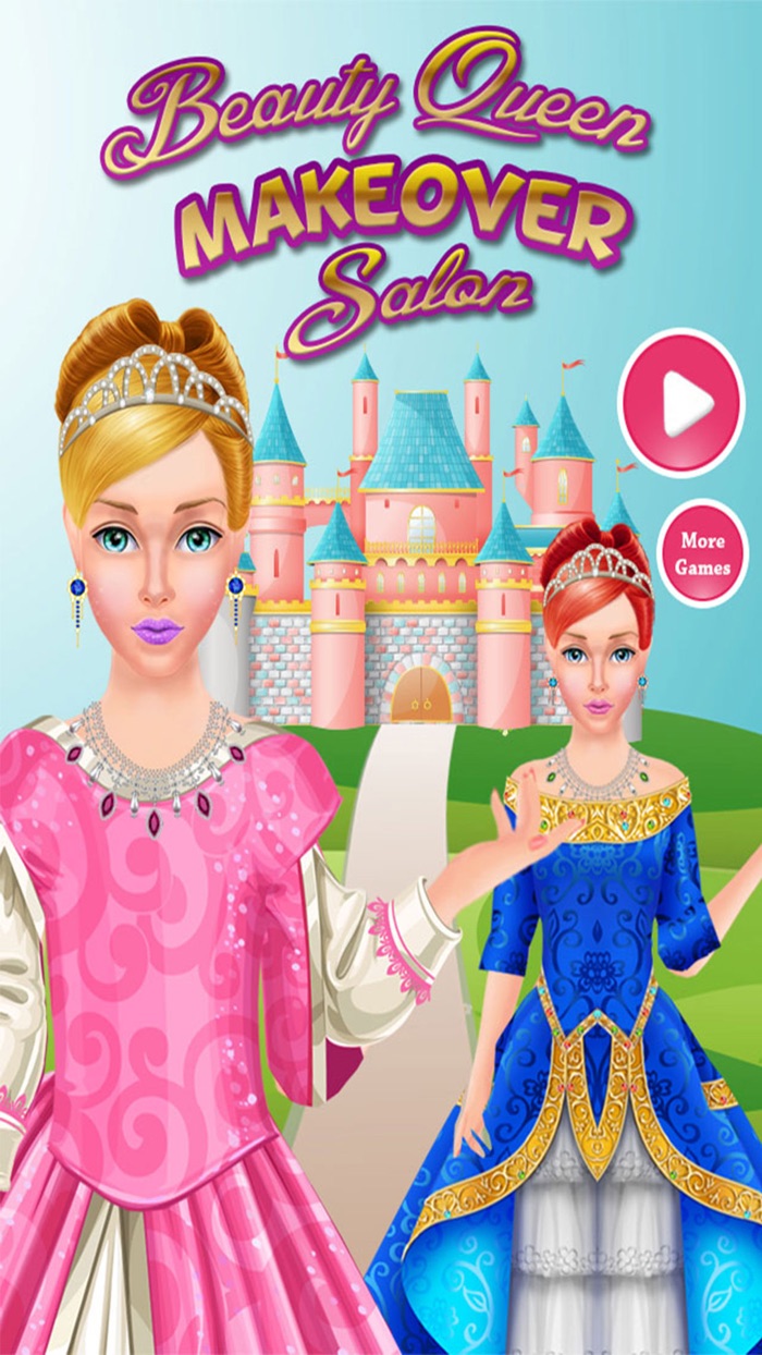 Beauty Queen Makeup Makeover and Dress up Salon Girls Game