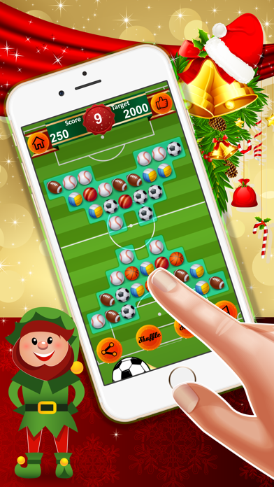 How to cancel & delete Ball Match 3 : - Awesome matching game for Christmas season ! from iphone & ipad 3
