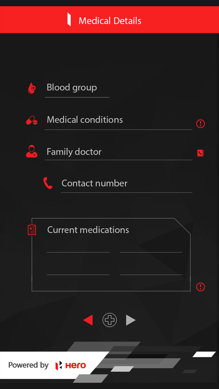 HERO ICE In Case of Emergency