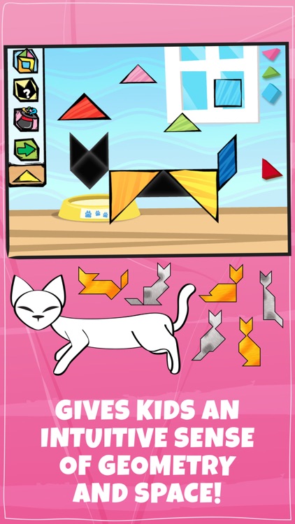 Kids Doodle & Discover: Cats 2, Cartoon Tangram