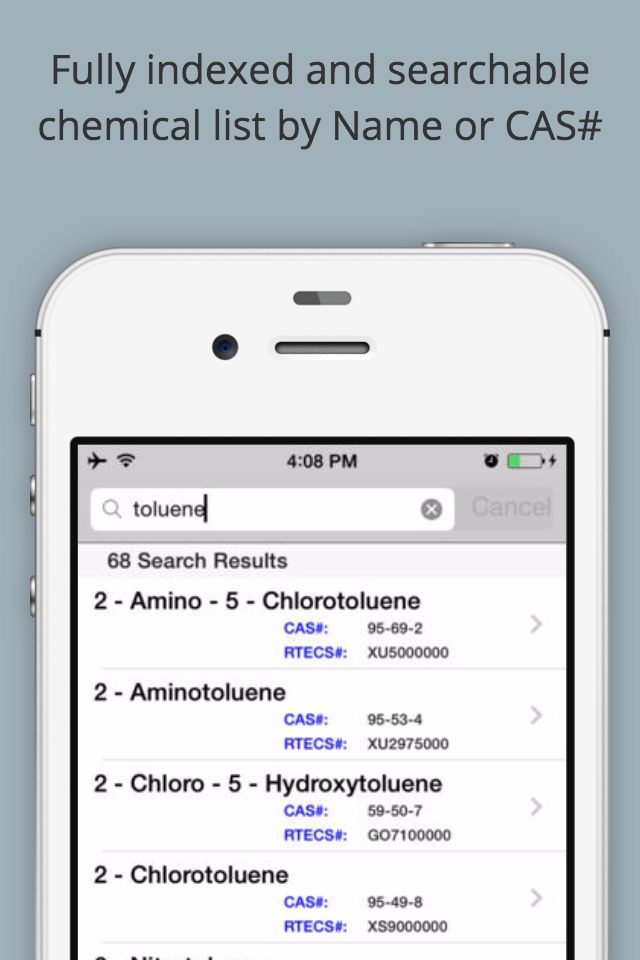 Chemical Safety Data Sheets - ICSC screenshot 2